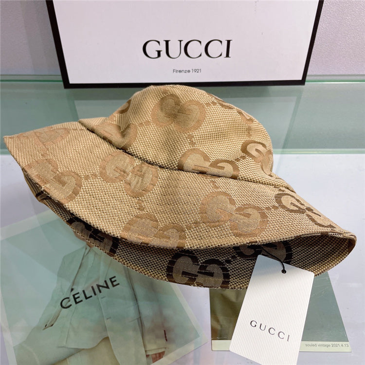 GG Brown Design Bucket Hat