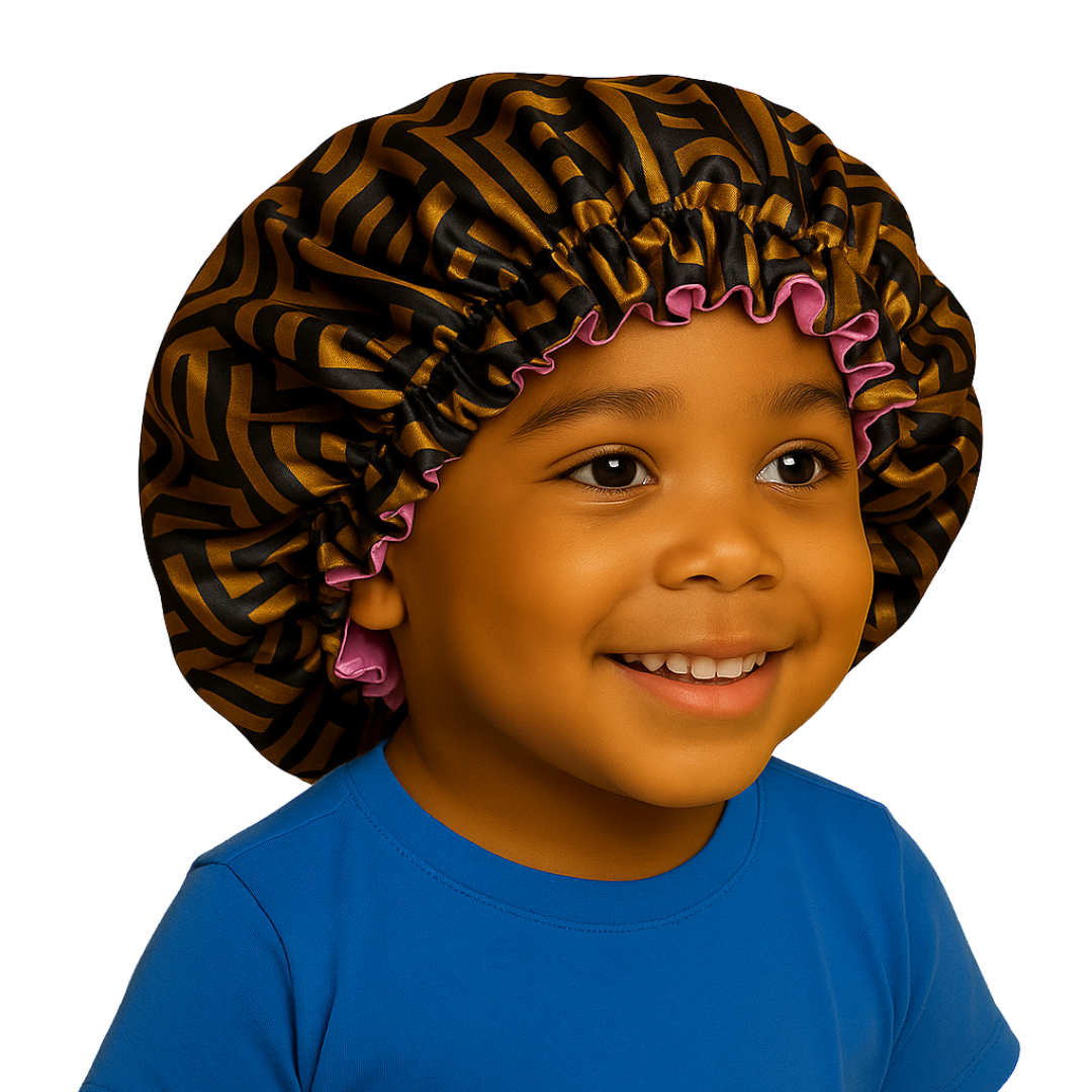 Gold FF Design Bonnet for kids