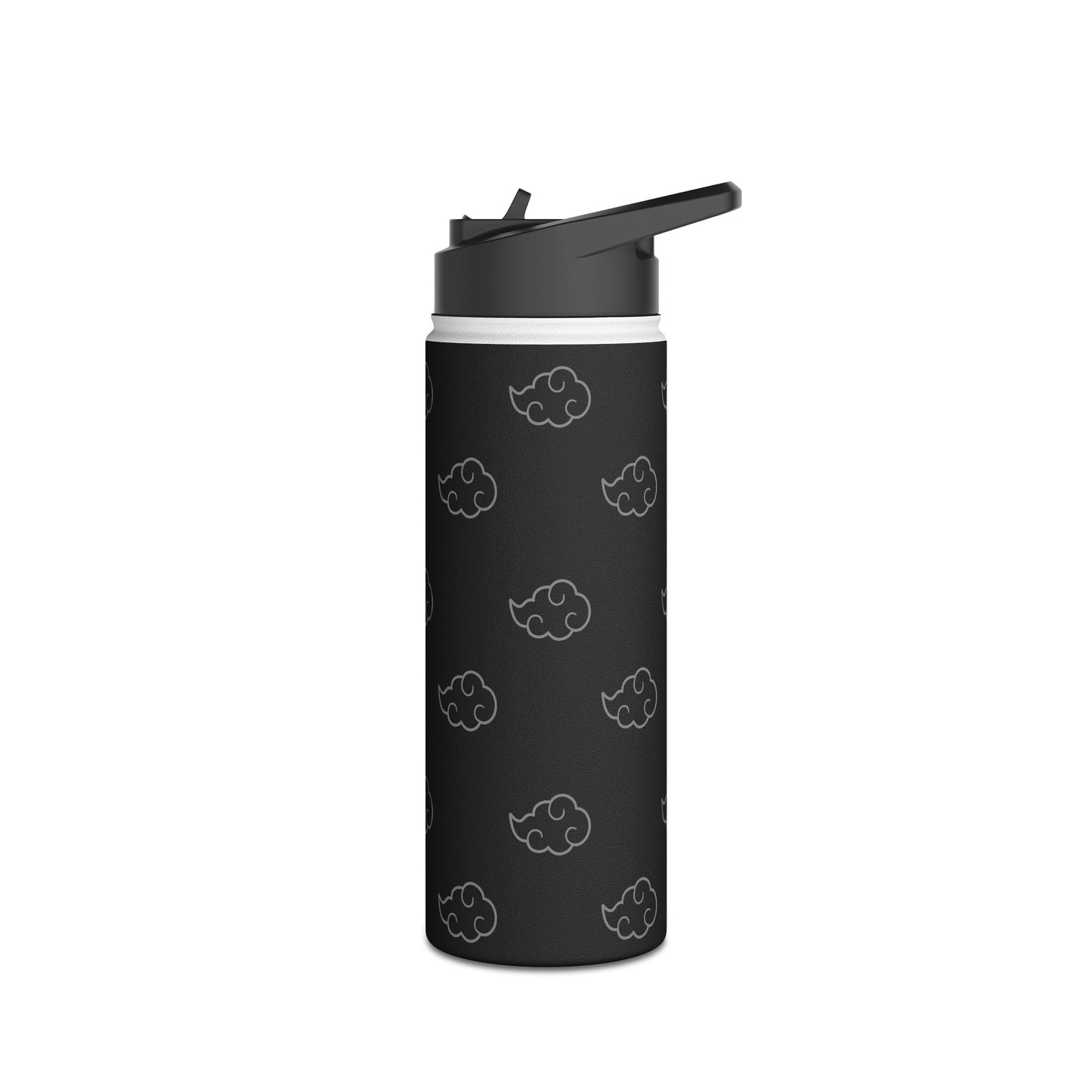 Black Cloud Stainless Steel Water Bottle, Standard Lid