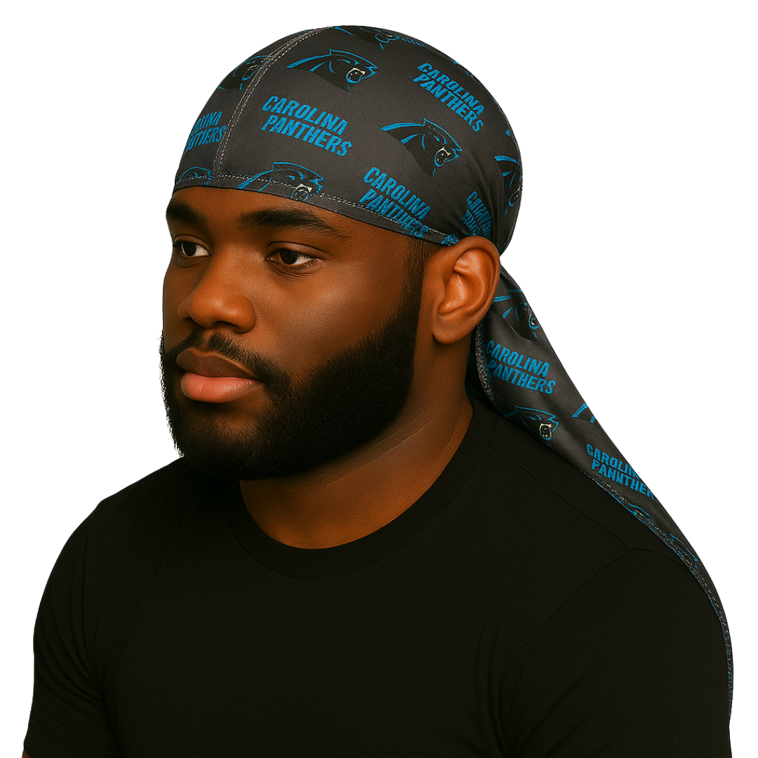 C Panthers- Silky Crown Durag