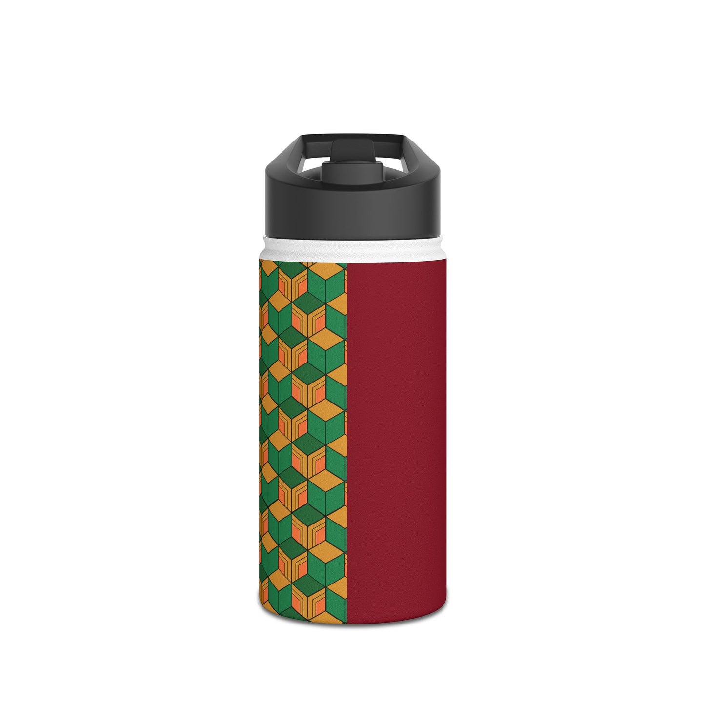 Black Tmk Stainless Steel Water Bottle, Standard Lid