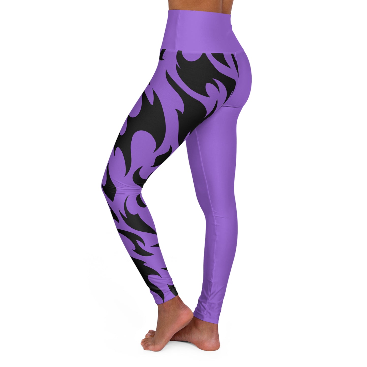 Purple Curse High Waisted Yoga Leggings