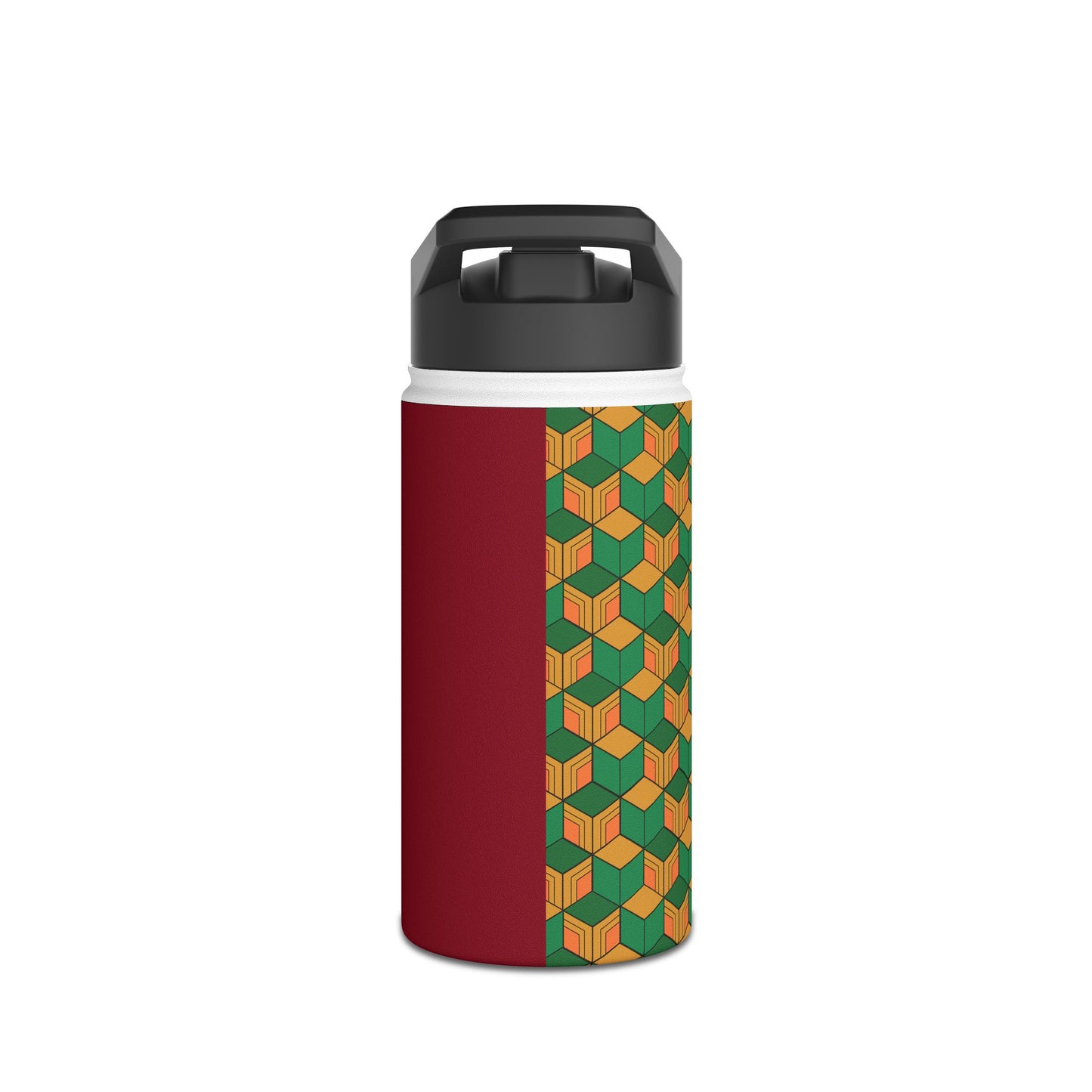 Black Tmk Stainless Steel Water Bottle, Standard Lid