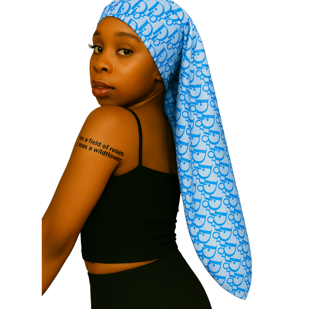 Blue Dio Long Bonnet