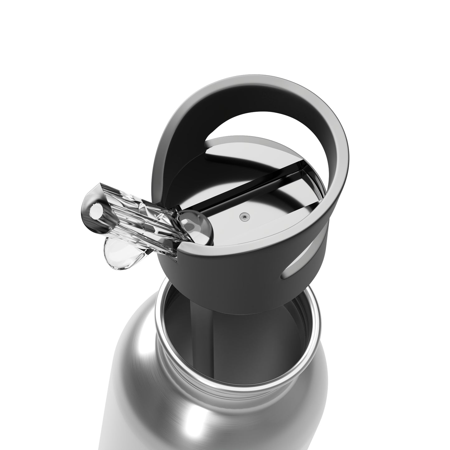 OP Flamingo Stainless Steel Water Bottle With Straw, 20oz