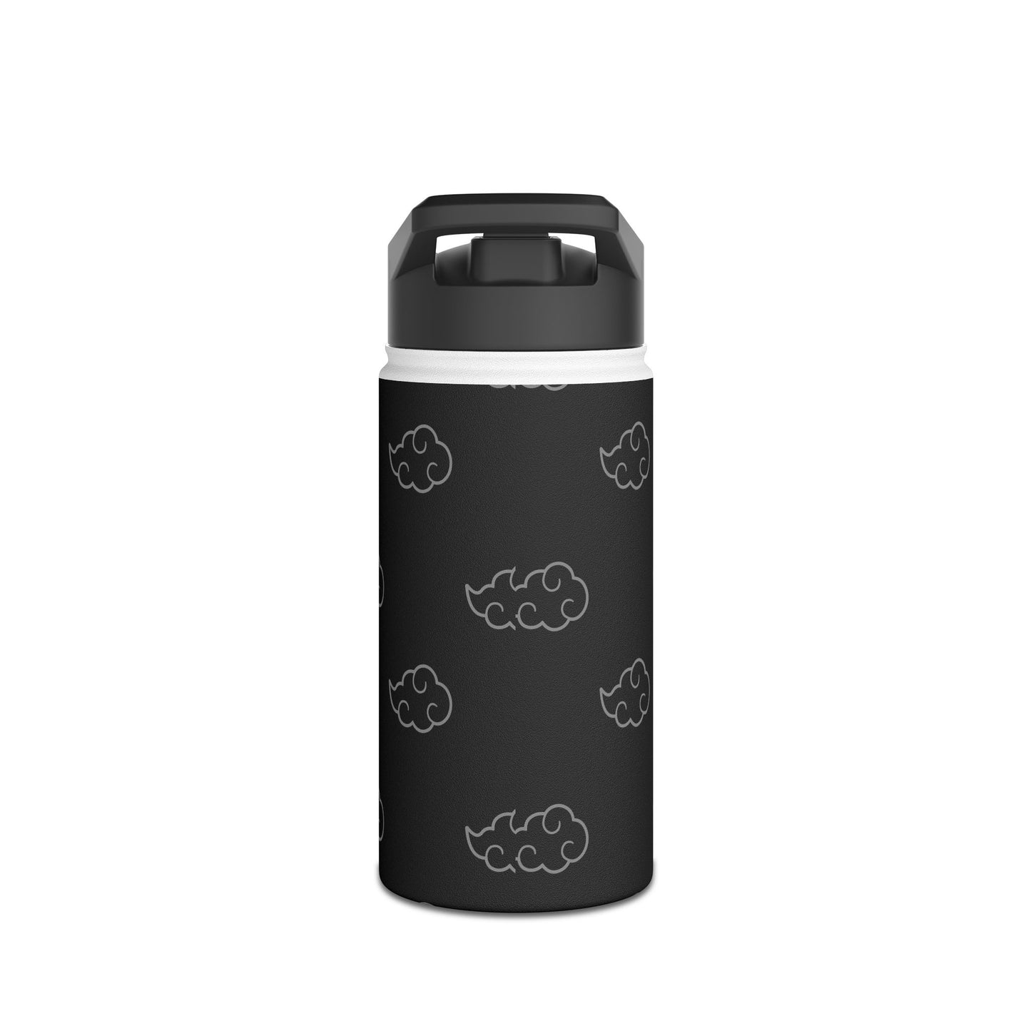 Black Cloud Stainless Steel Water Bottle, Standard Lid