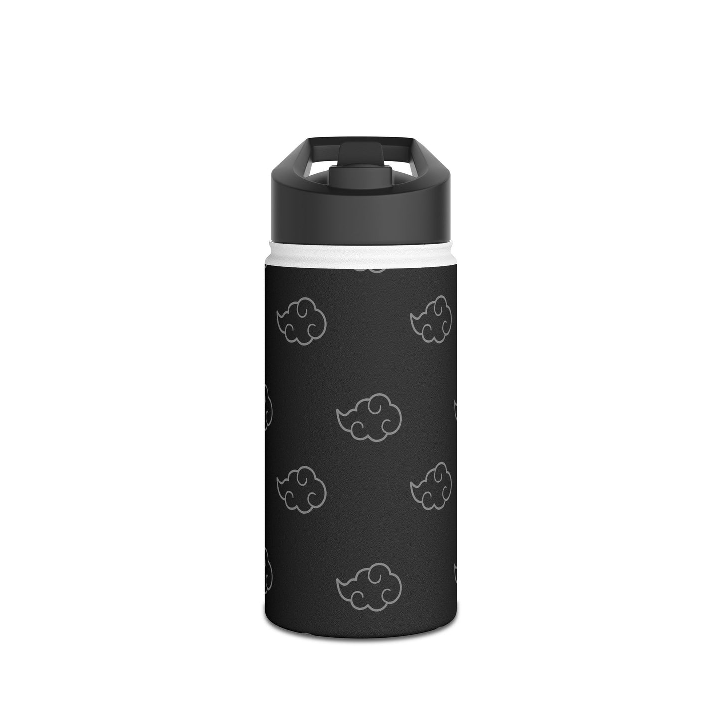 Black Cloud Stainless Steel Water Bottle, Standard Lid