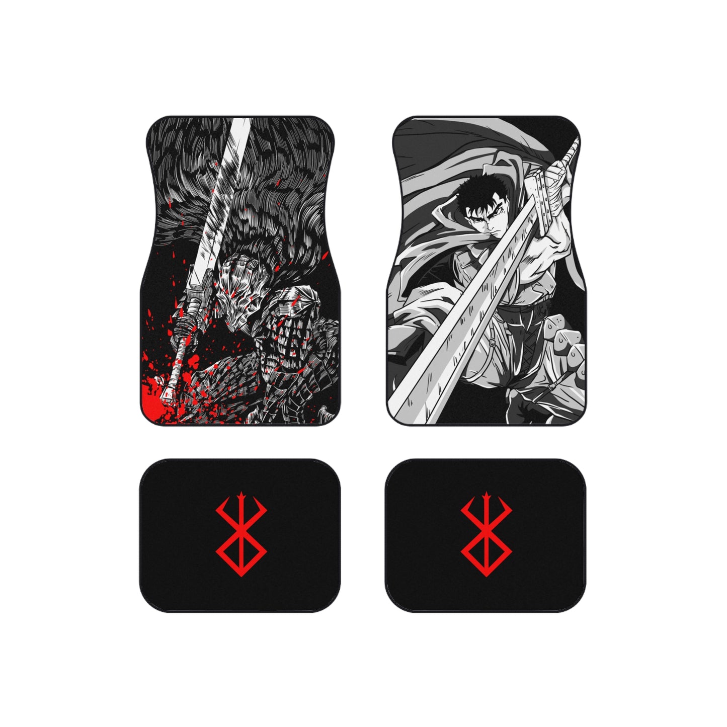 Berserk Splatter Car Mats (Set of 4)