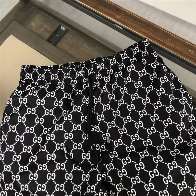 Black GG Design Short