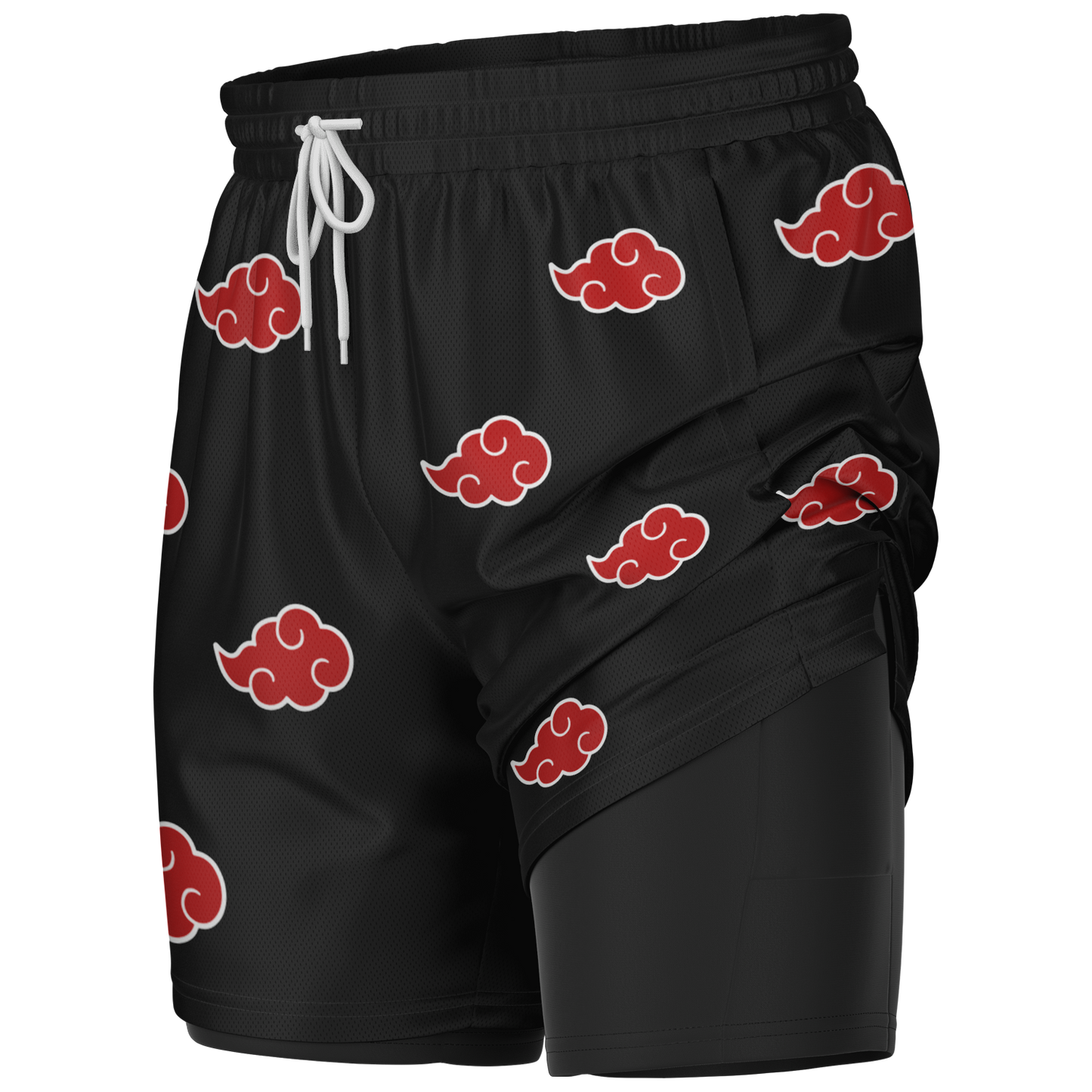 Red Cloud Men's 2-in-1 Shorts - AOP