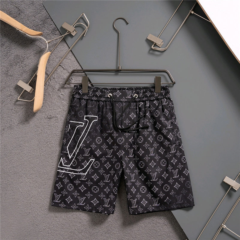 Black LLV Design Shorts