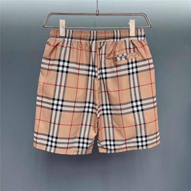 Striped Bbry Design Shorts