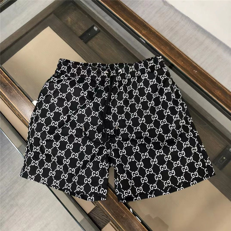 Black GG Design Short