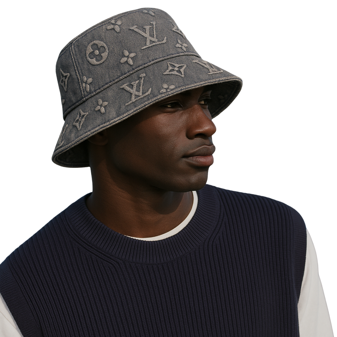 LLV Embroidered Design Bucket Hat