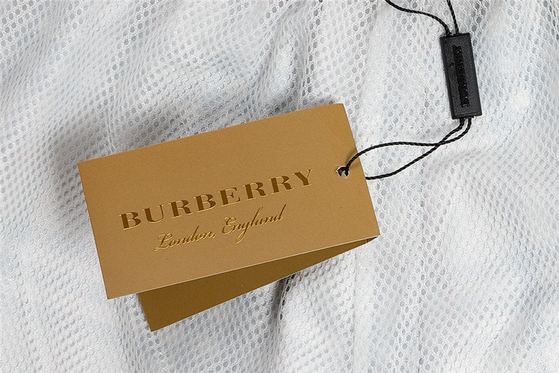 Stripes Brbry Design Shorts 1