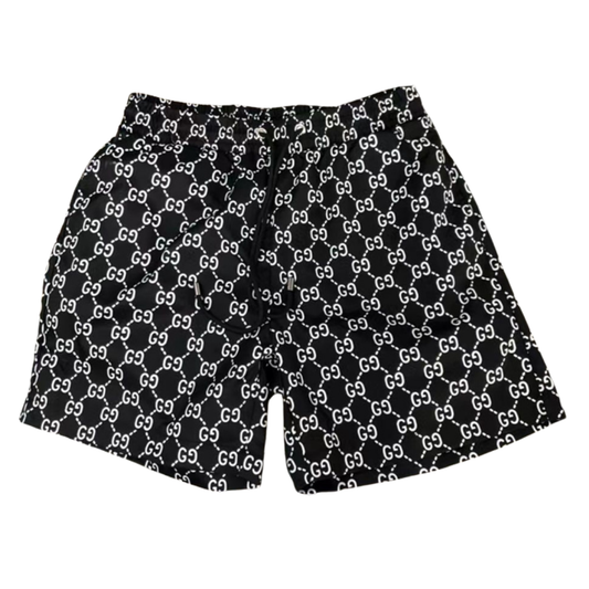Black GG Design Short
