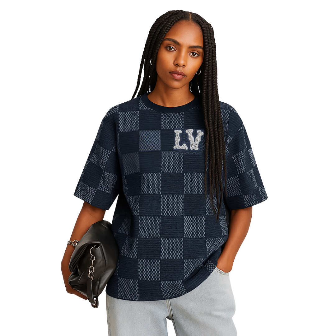 Blue LLV Checkered Shirt