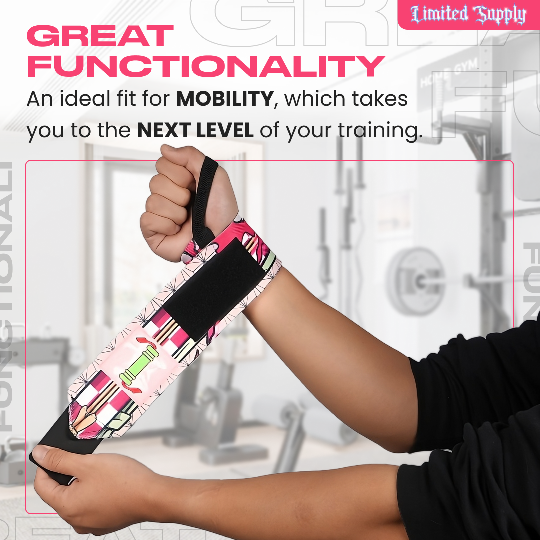 Pink Nezku Wrist Wrap Crown Limited Supply