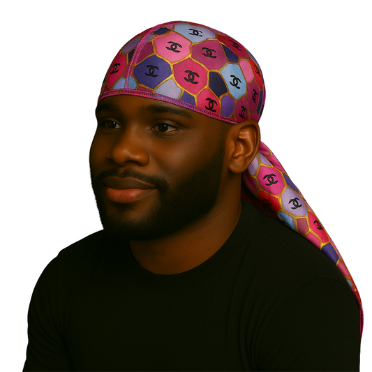 Colorful Design Silky Durag