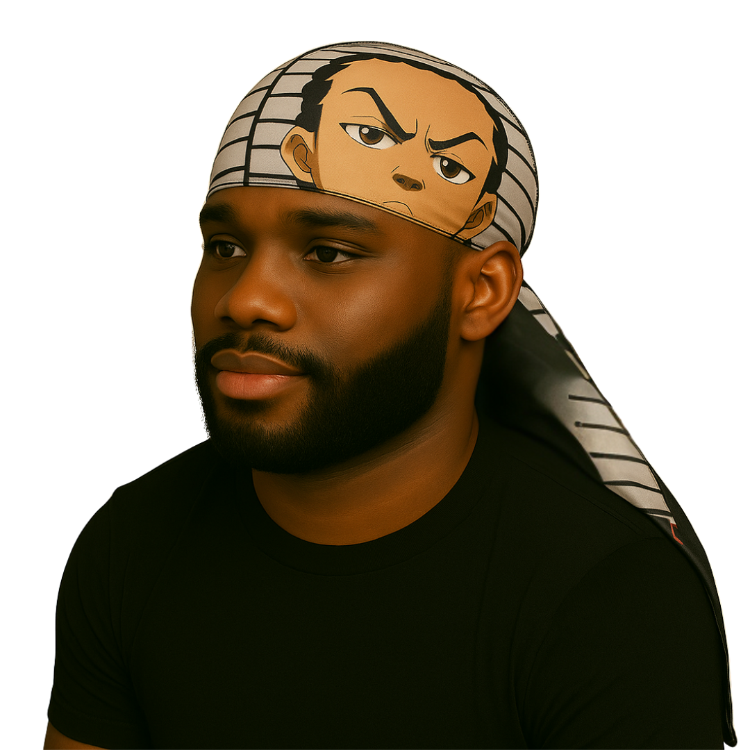 Striped Hue - Silky Crown Durag