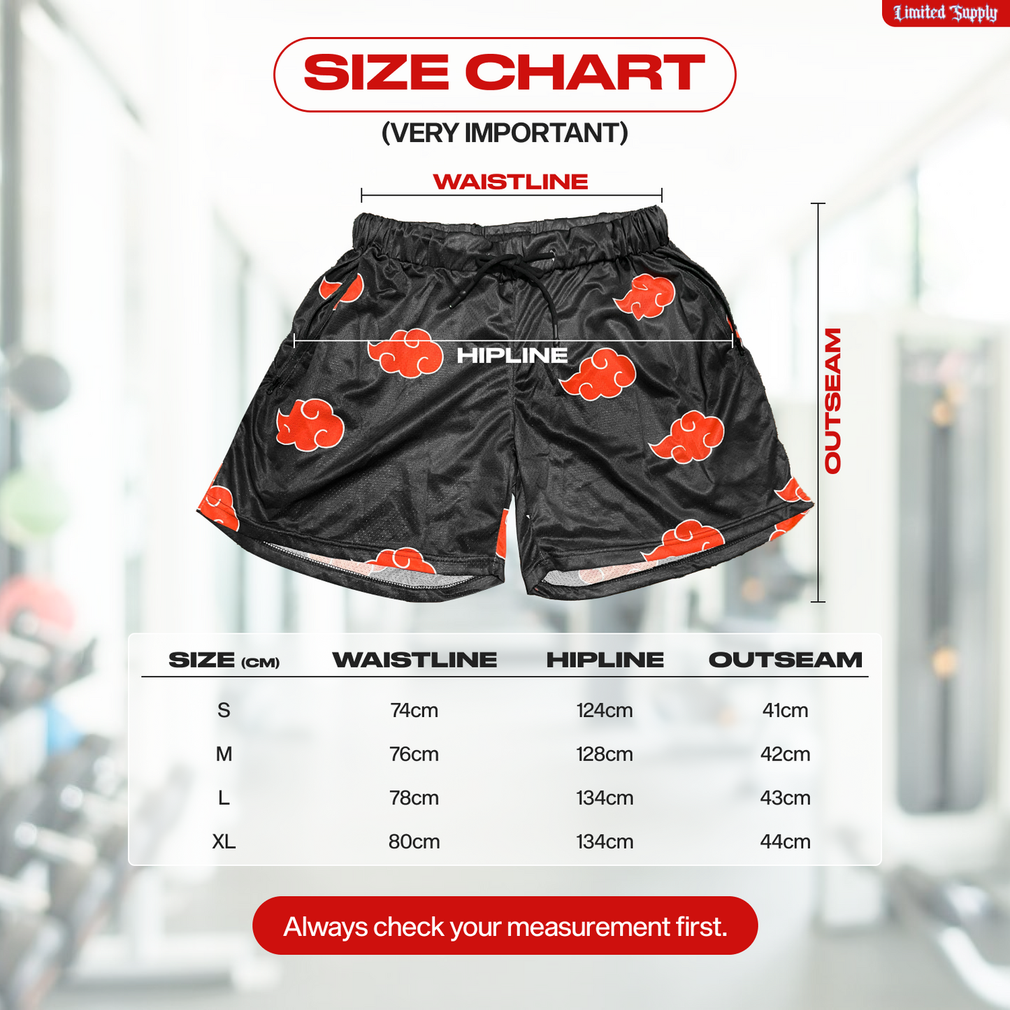 Red Cloud and Violet Gum Mesh Shorts