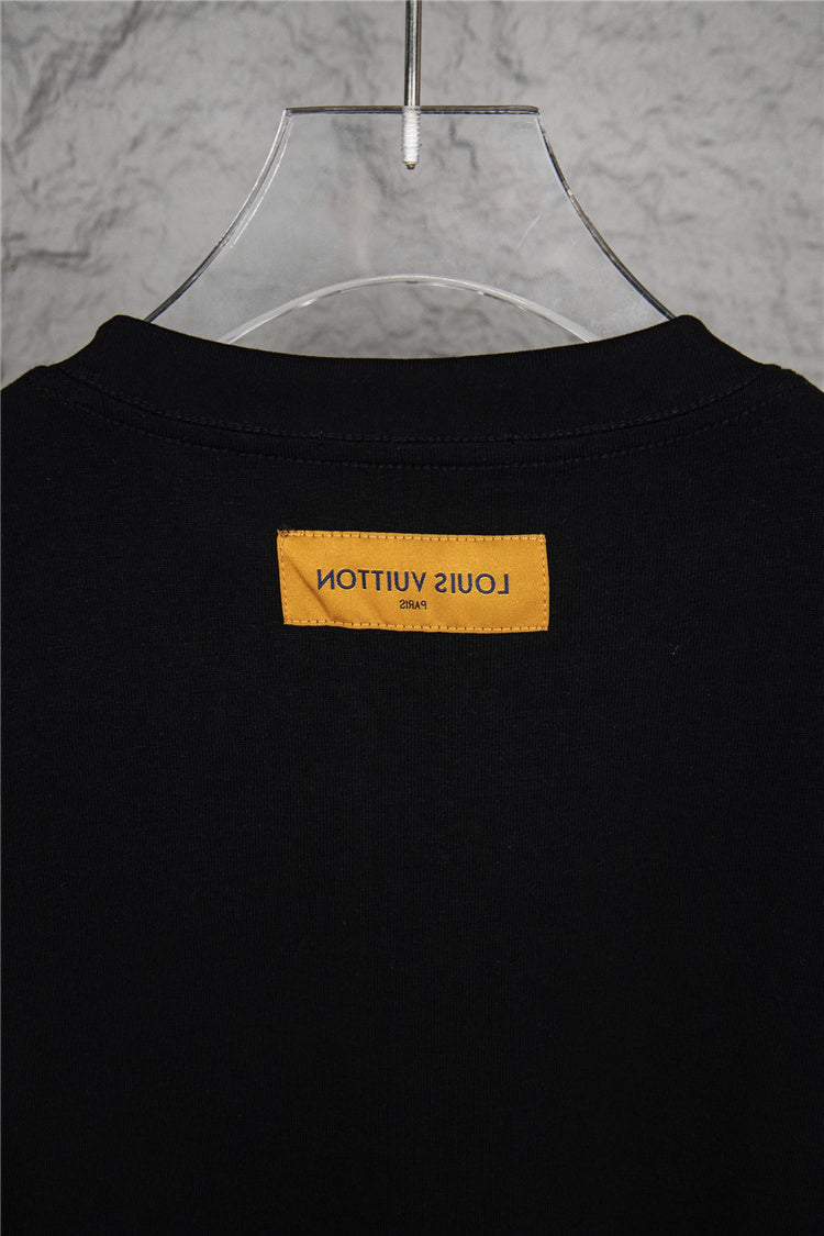 Black LLV with Pattern Design Shirt