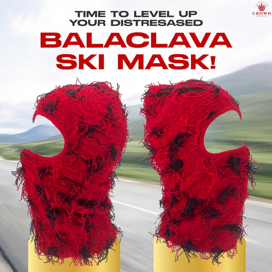 Distressed Anime Ski Mask Crown Limited Supply