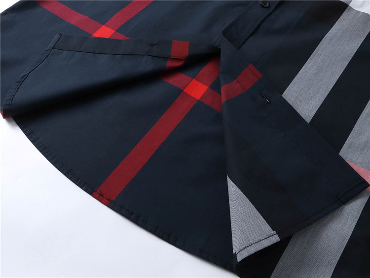 Black Stripes Brbry Polo Shirt