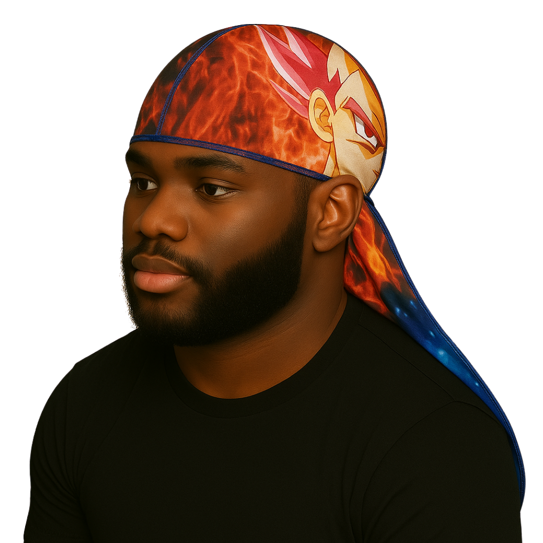 Red Vgeta - Silky Crown Durag