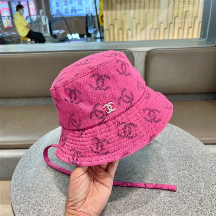 Pink CC Design Bucket Hat
