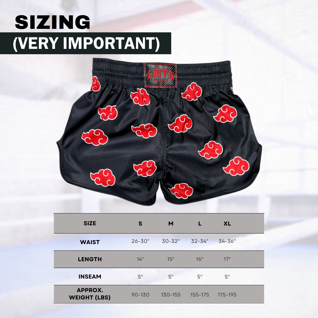 Anime Muay Thai Boxing Shorts For Men Multiple Designs