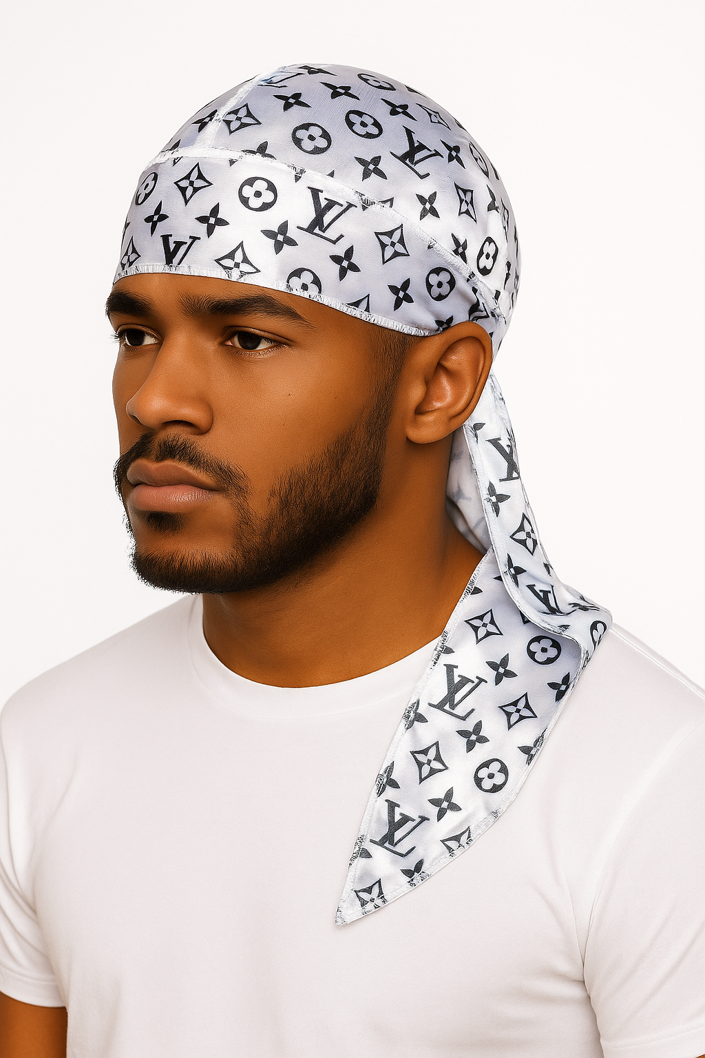 Pre-Order Design SIlky Crown Durag C1