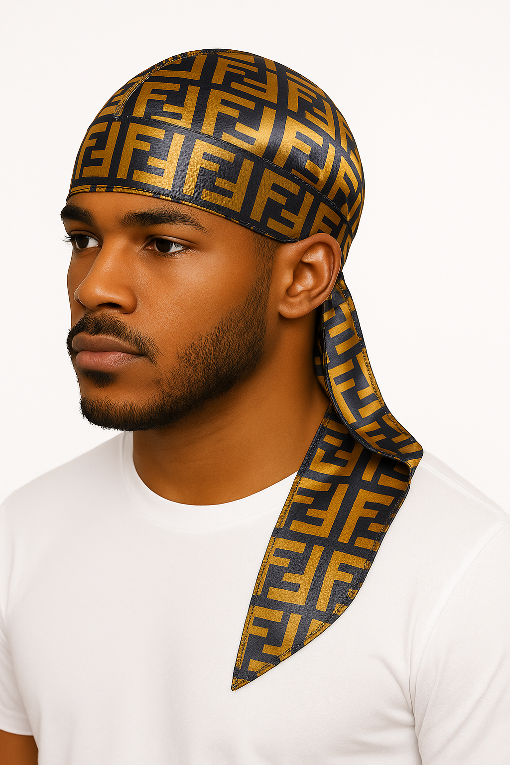 Pre-Order Design SIlky Crown Durag C1