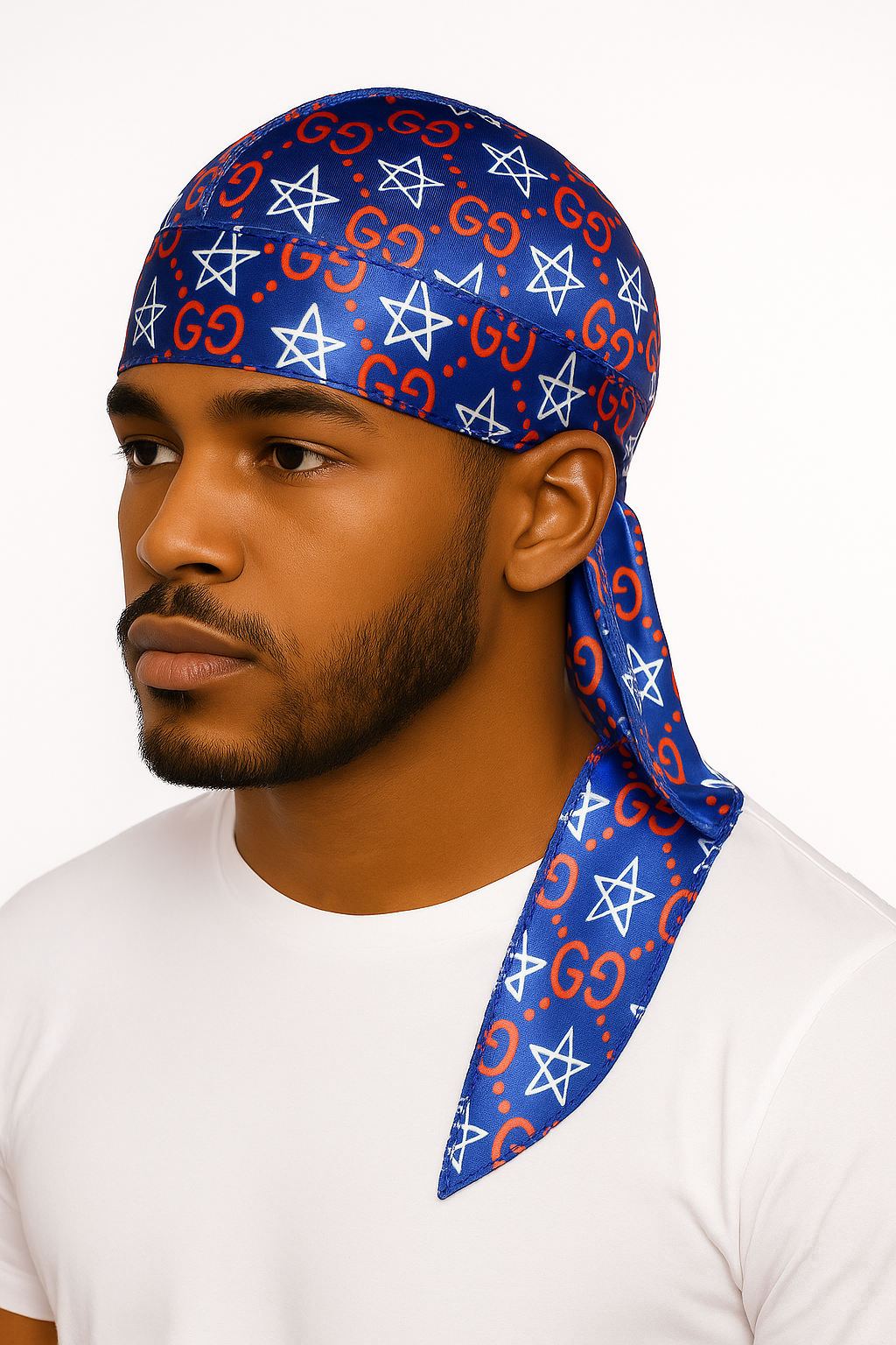 Pre-Order Design SIlky Crown Durag C1