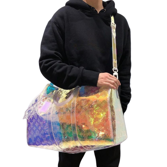 LLV Iridescent Reflective Design Travel Bag