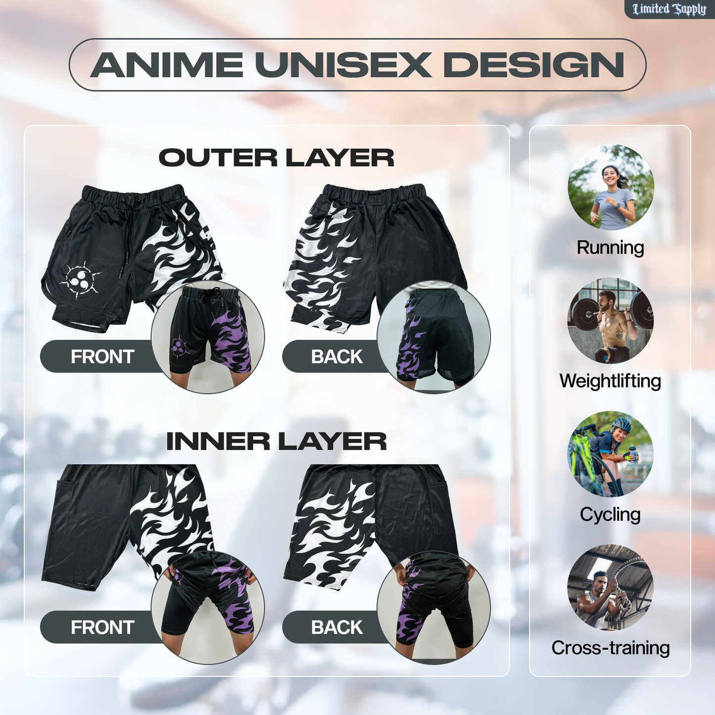 Black & White Cursed Mark Anime Shorts