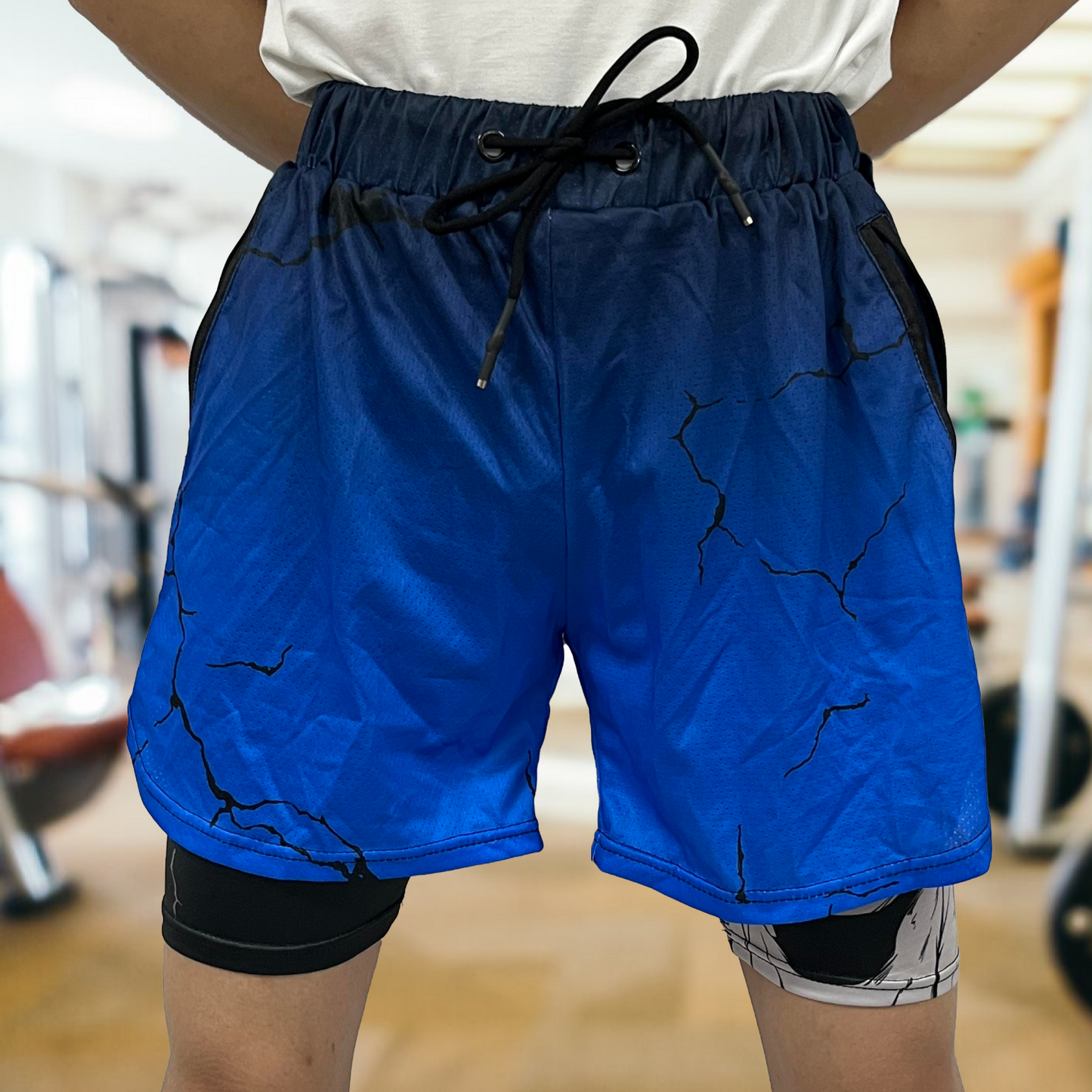 Blue Solo Anime Shorts