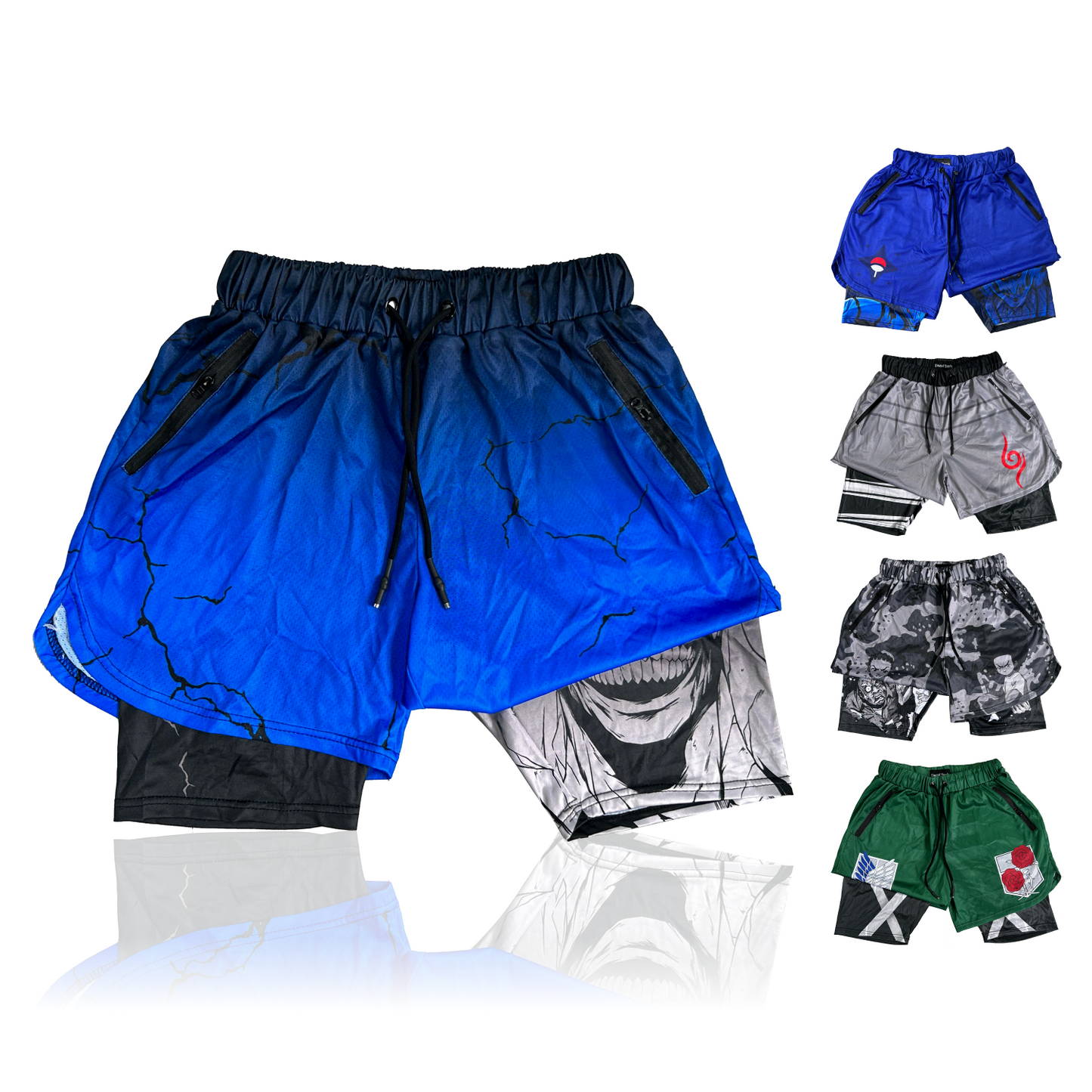 Blue Solo Anime Shorts