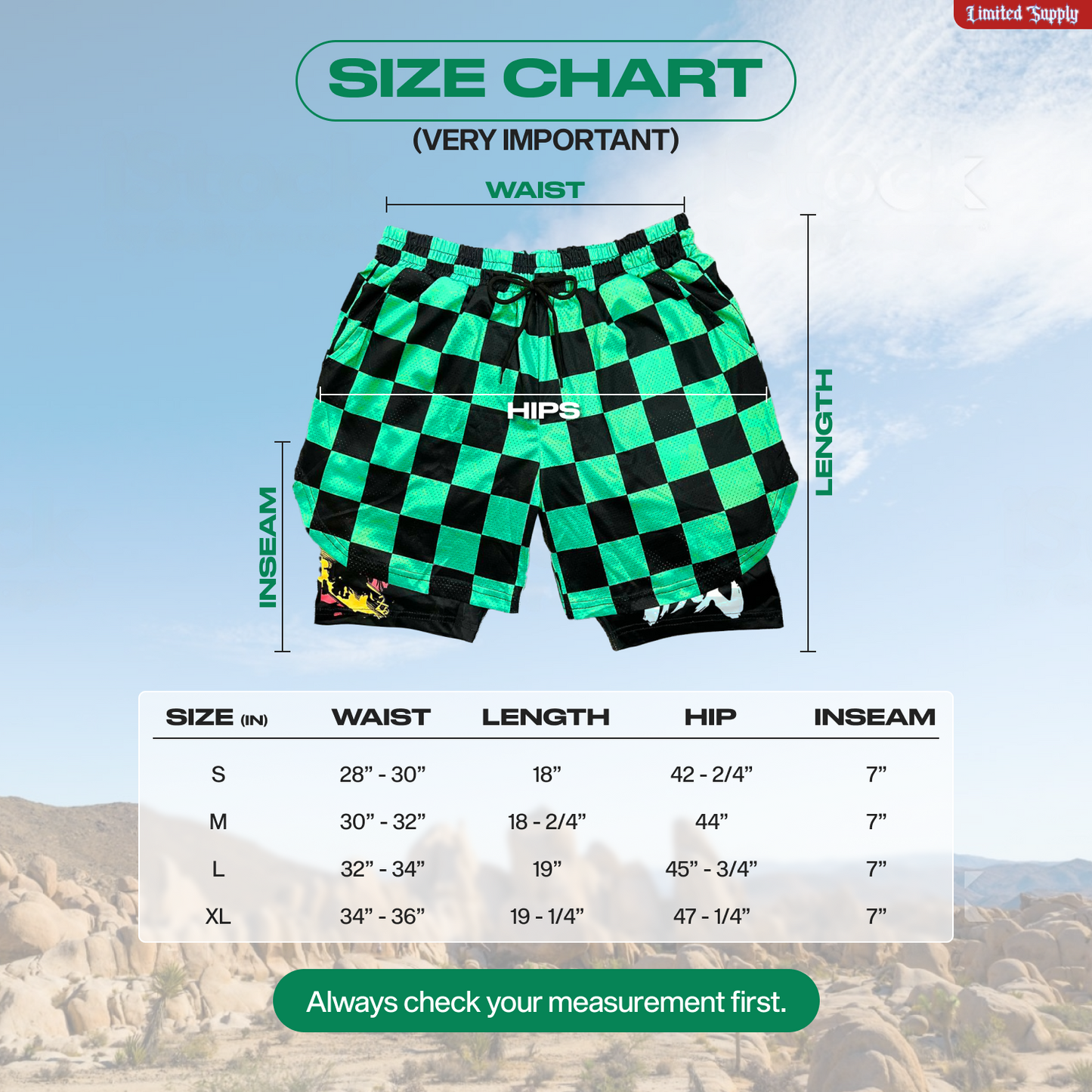 Green Tanj Anime Shorts