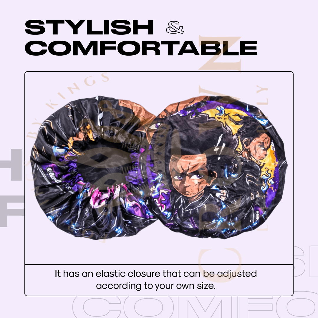 Dark Huey - Silky Crown Bonnet Crown Limited Supply