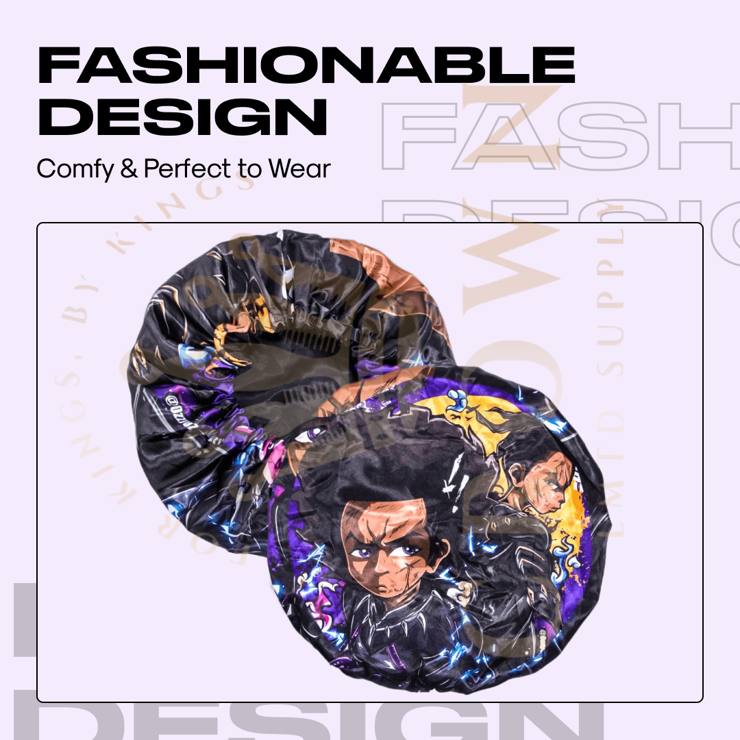 Dark Huey - Silky Crown Bonnet Crown Limited Supply