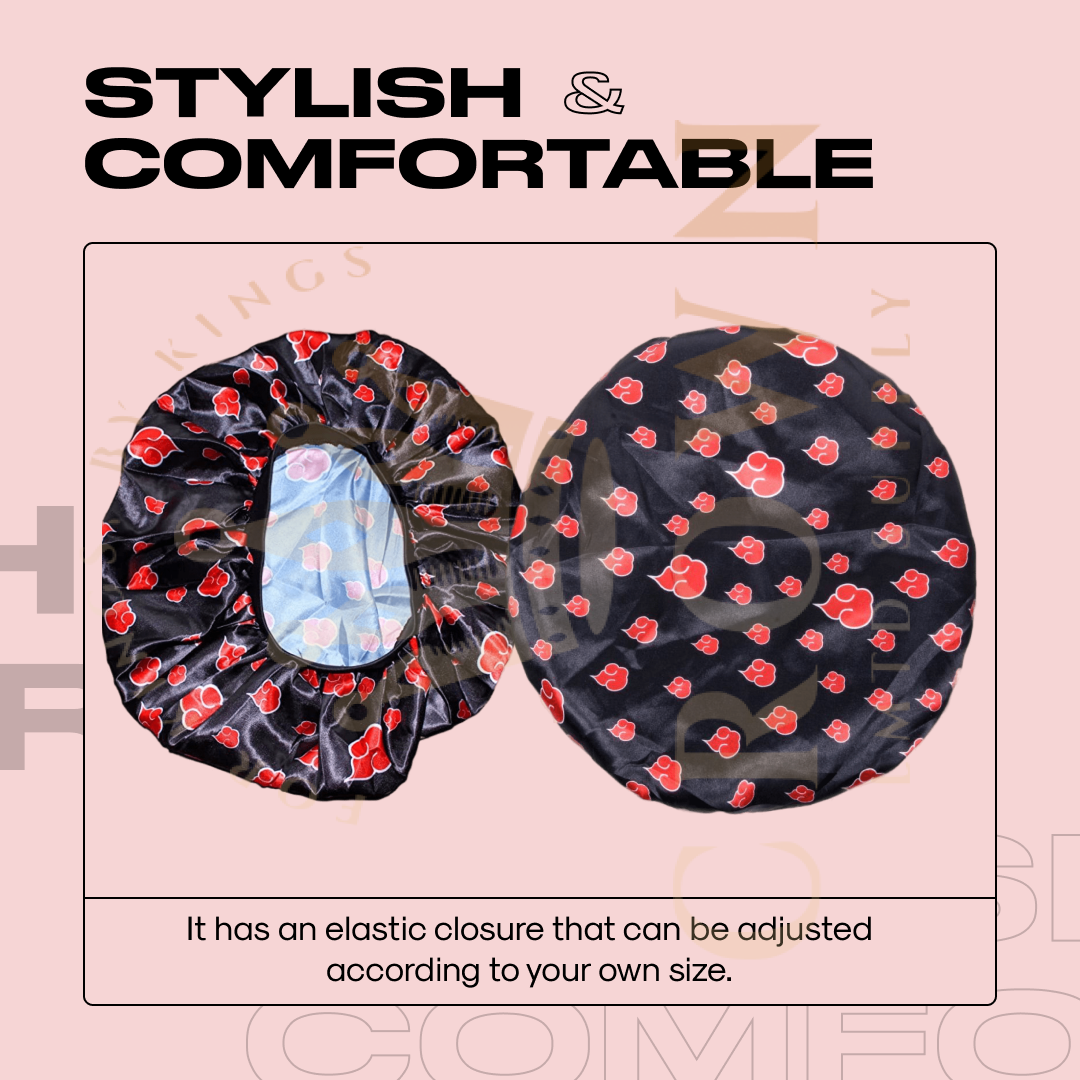 Anime Silky Bonnet For Men and Women Crown Limited Supply