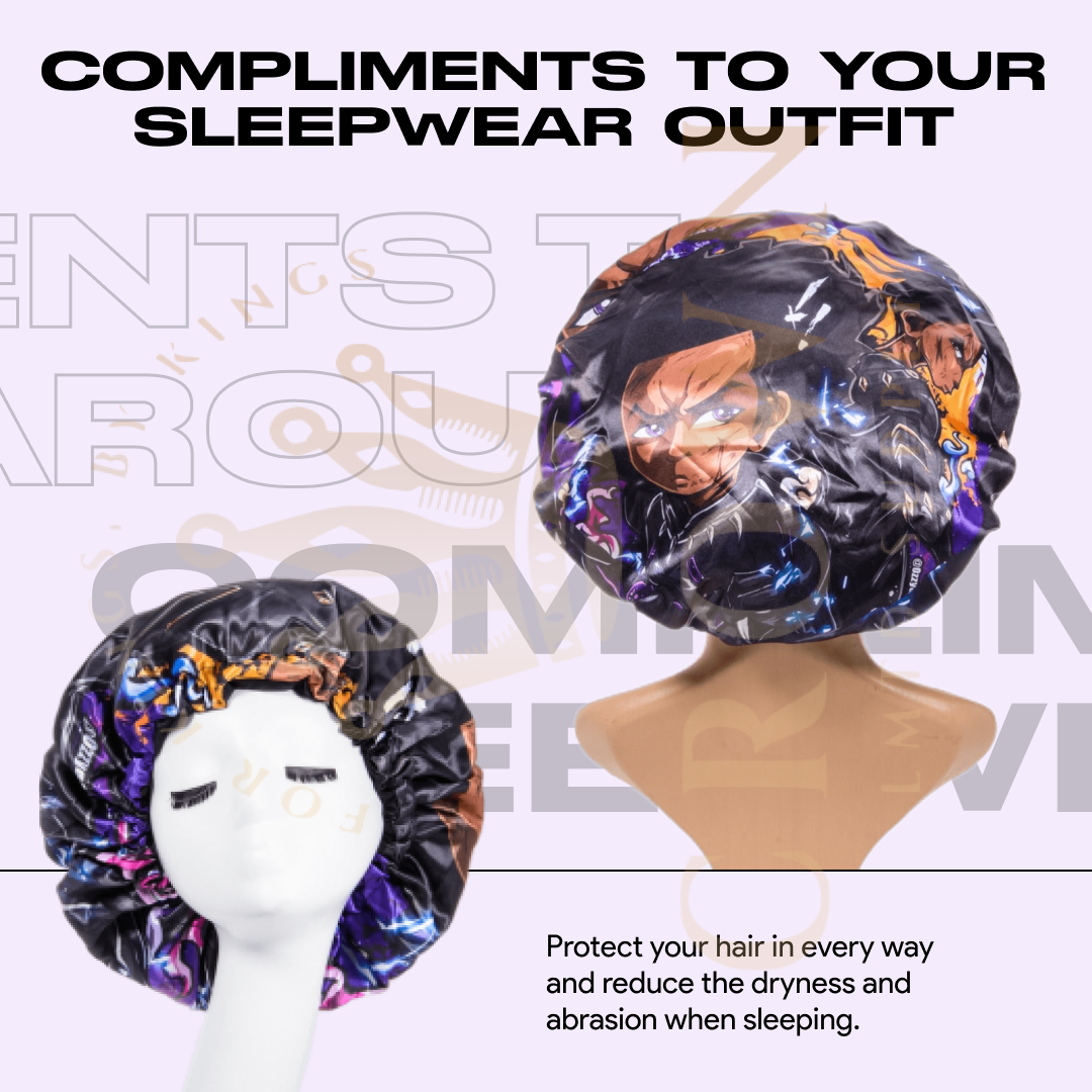 Dark Huey - Silky Crown Bonnet Crown Limited Supply