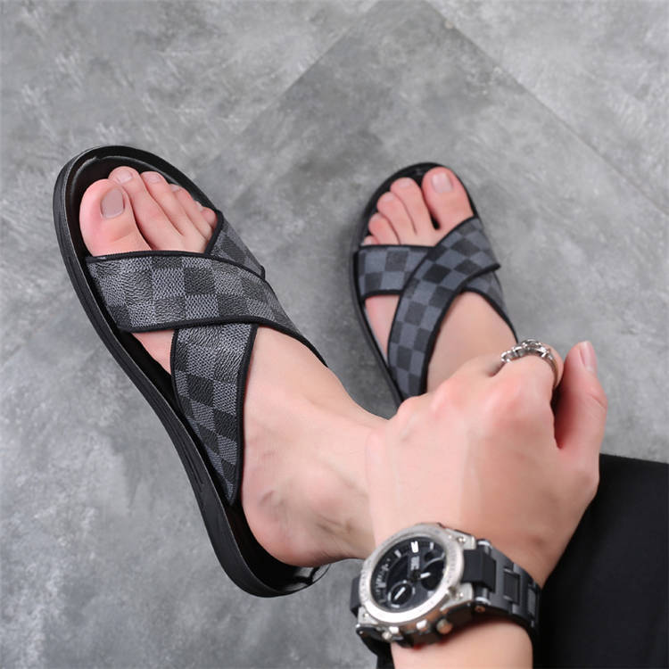 LLV Checkered Sandals