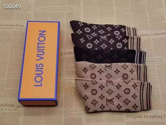 LLV 3 Pairs Set Designer Socks