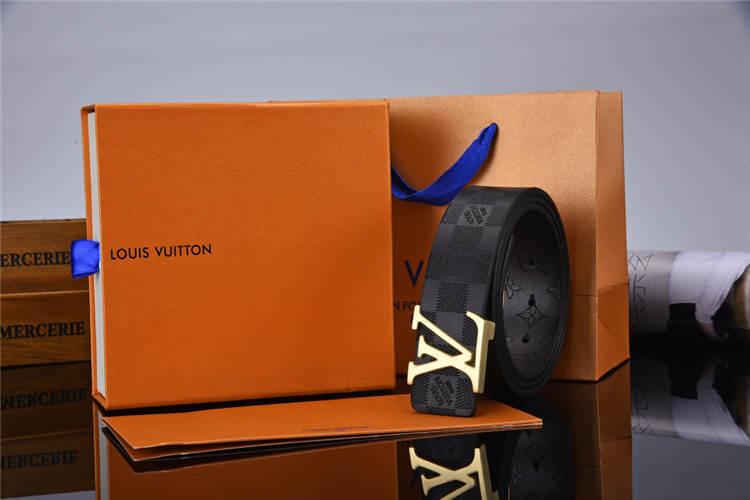 Black on Gold Checkered Belt