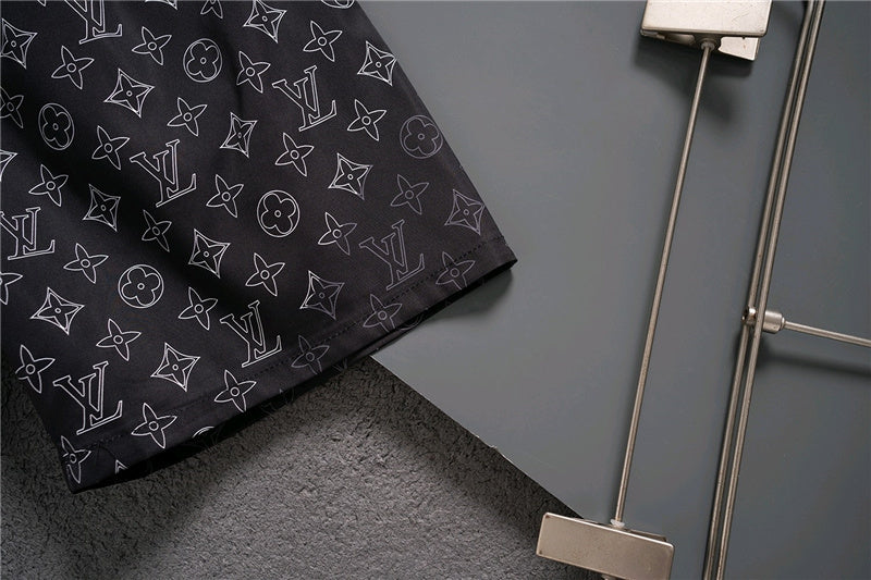 Black LLV Design Shorts