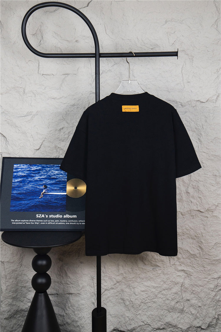 Black LLV with Pattern Design Shirt