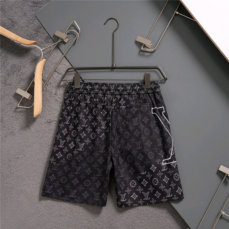 Black LLV Design Shorts