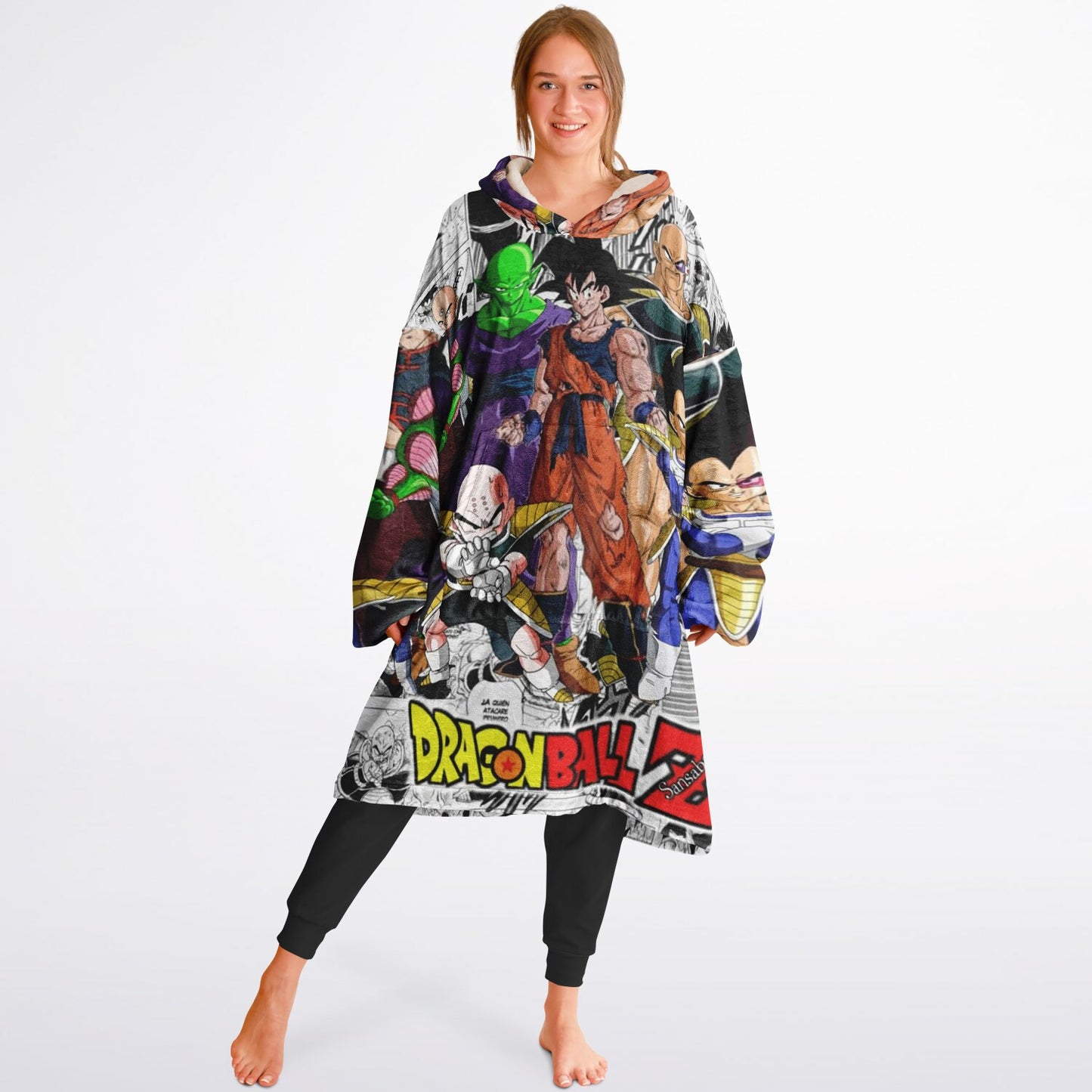 DBZ 1 Oversized Blanket Hoodie with Large Pocket
